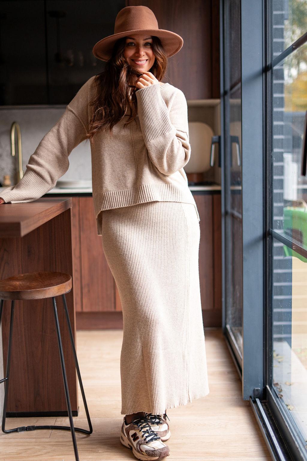 Ensemble Isaure - laine / cachemire