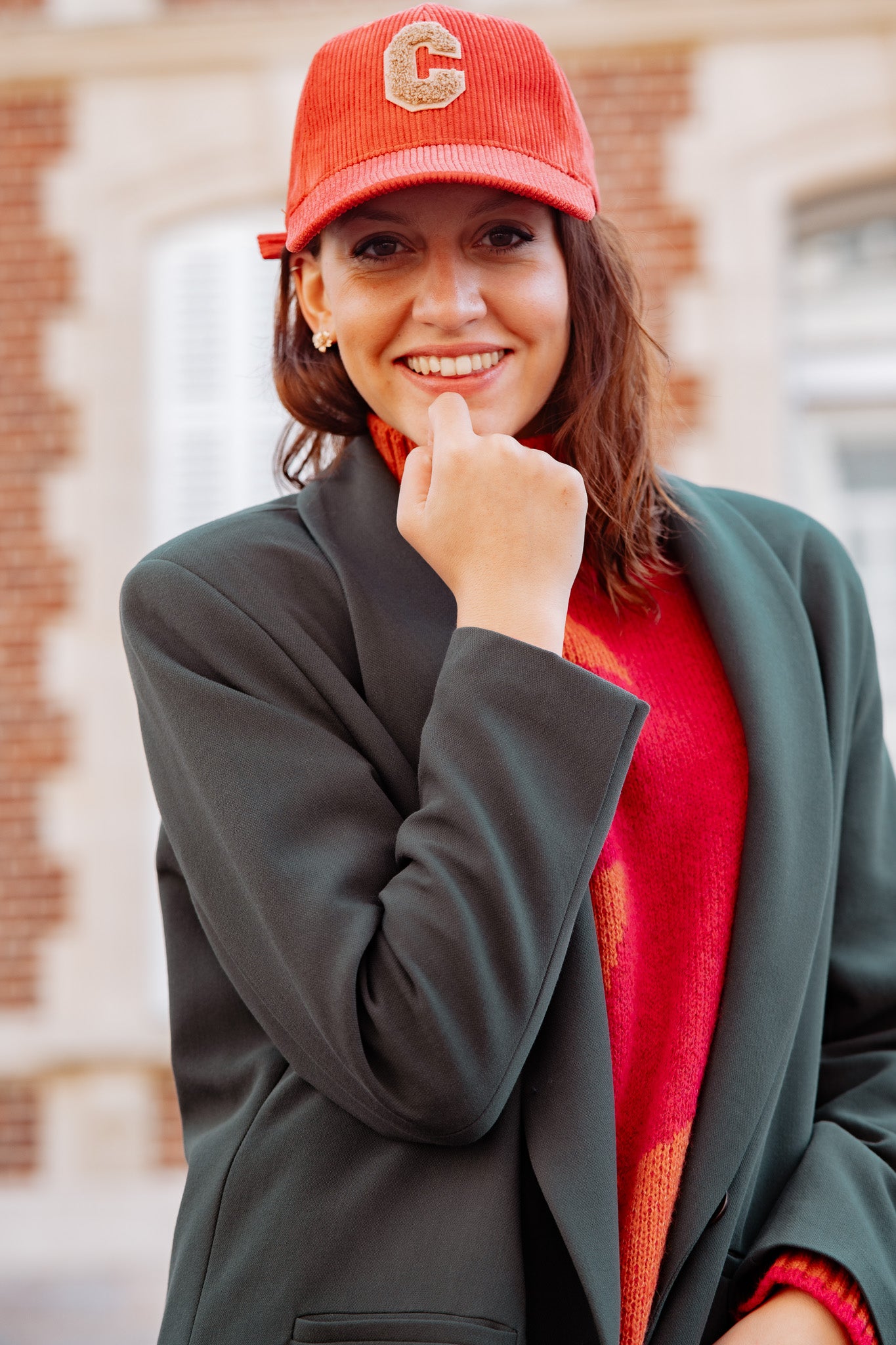 Casquette Romane (velours brodé)